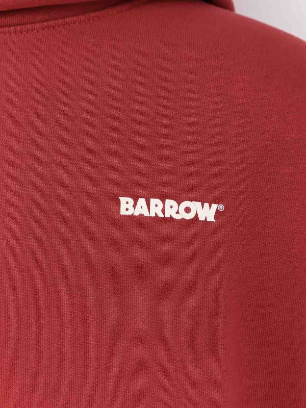 The Best Shops BARROW: Sweatshirts & Sweaters - Cotton Sweatshirt With Hood