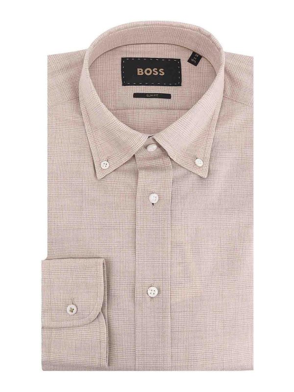 Hugo Boss: shirts - Cotton Shirt