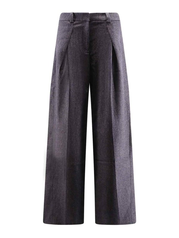 Hugo Boss: casual trousers - Taflong Trousers With Pleats