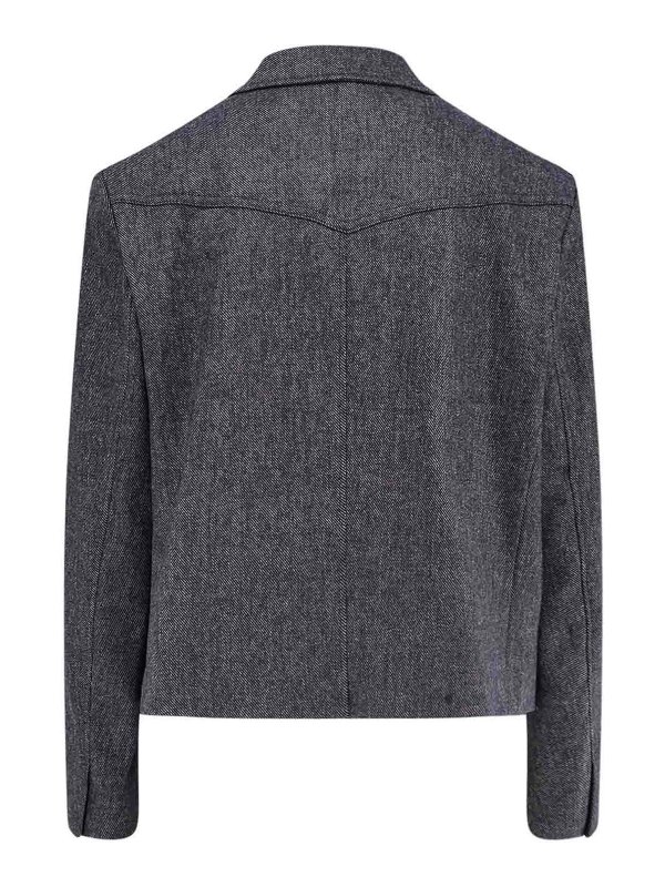 Hugo Boss: blazers online - Double-breasted blazer in wool blend