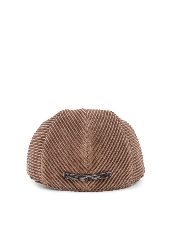 The Best Shops BRUNELLO CUCINELLI: hats & caps - Corduroy flat cap