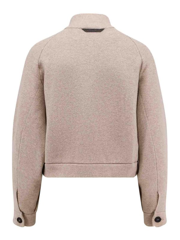 BRUNELLO CUCINELLI: cardigans online - Cashmere Cardigan With Furniture