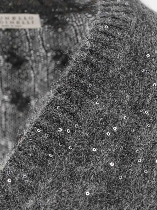 BRUNELLO CUCINELLI buy online Wool blend sweater with all-over sequins