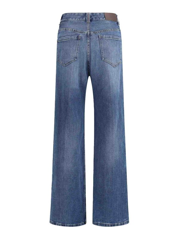 BRUNELLO CUCINELLI: ストレートジーンズ online - ストレートジーンズ - ブルー