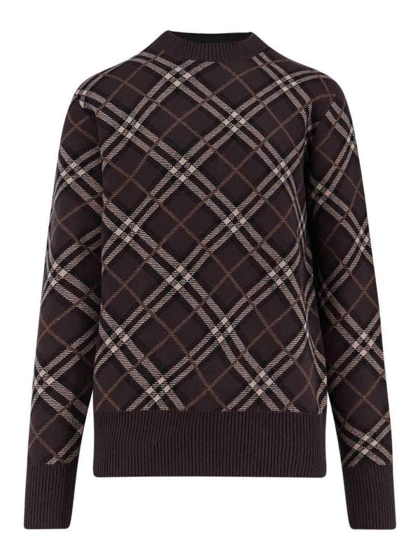 BURBERRY: クルーネック - クルーネック - 黒