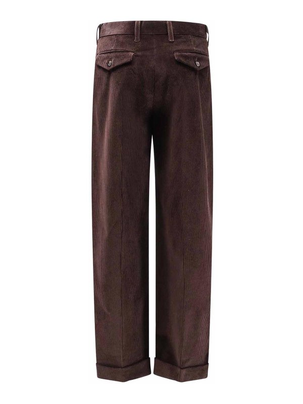 BURBERRY: casual trousers online - Corduroy Trousers