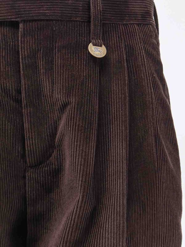The Best Shops BURBERRY: casual trousers - Corduroy Trousers