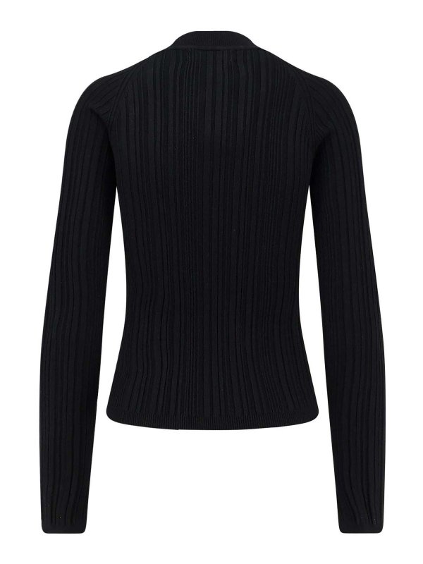 CHIARA BONI LA PETITE ROBE: crew necks online - Ijok Pepper Ribbed Viscose Sweater