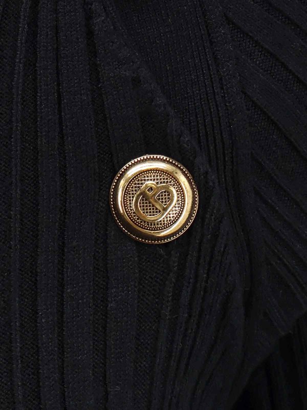 The Best Shops CHIARA BONI LA PETITE ROBE: crew necks - Ijok Pepper Ribbed Viscose Sweater