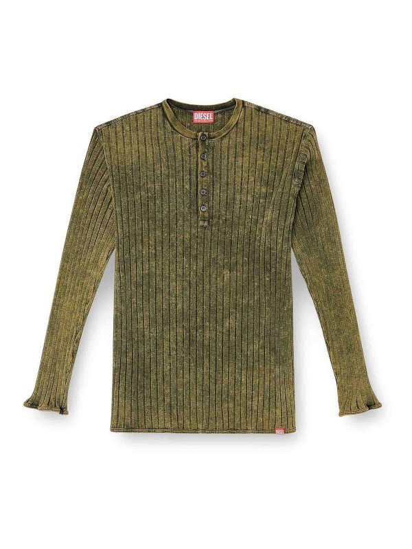 DIESEL: Camisetas - Camiseta - Verde