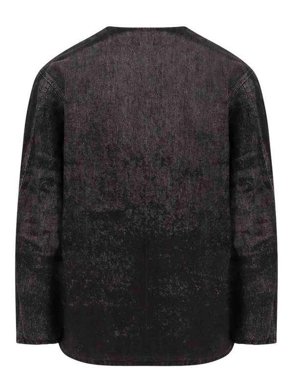 DIESEL: Chaquetas denim online - Chaqueta Vaquera - Gris