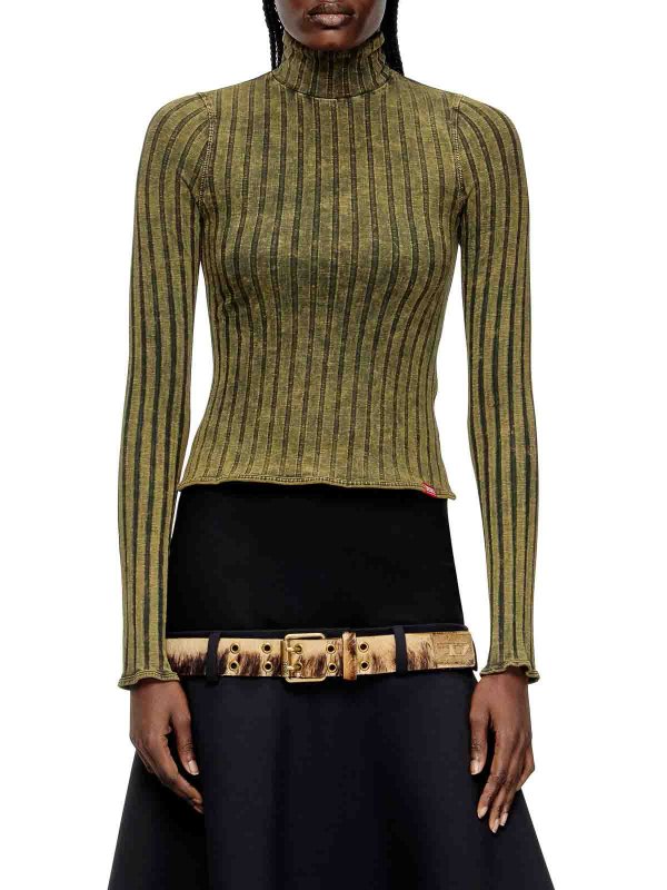 DIESEL: t-shirts online - T-Shirt T-Clawa In Cotone Stretch