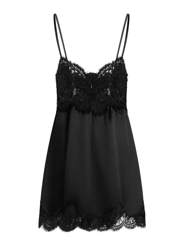 DOLCE & GABBANA: Robe longueur genou online - Robe Au Genou - Noir