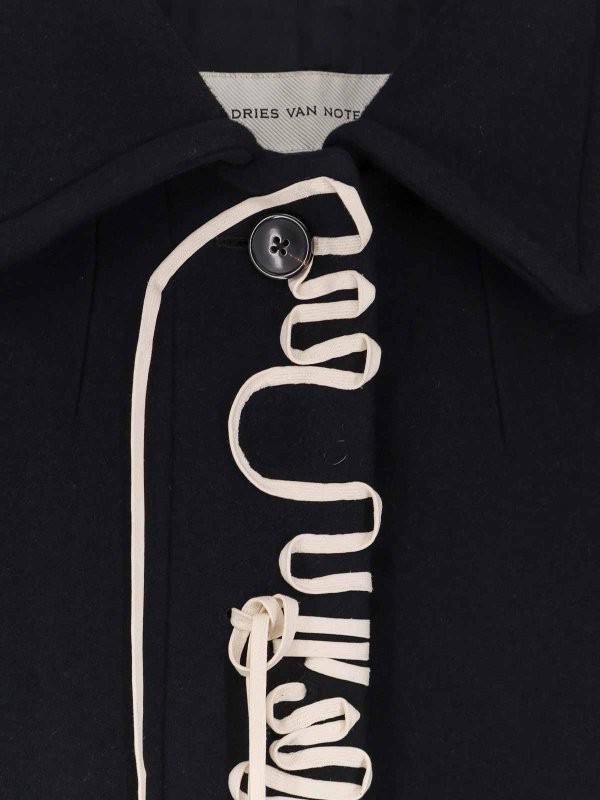 The Best Shops DRIES VAN NOTEN: Abrigos semilargos - Abrigo Midi - Negro