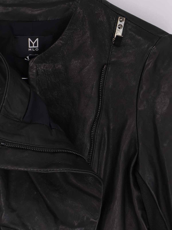 The Best Shops IXOS: Chaquetas de cuero - Chaqueta De Cuero - Negro