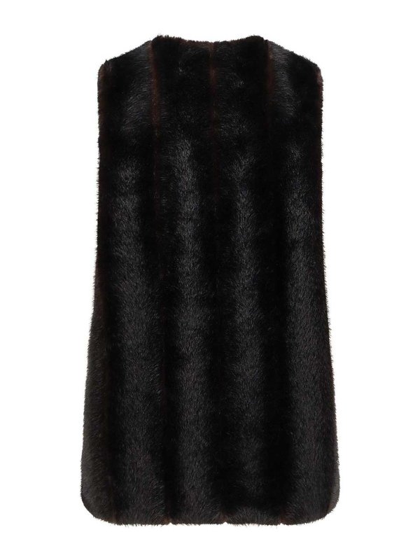 MM6 MAISON MARGIELA: short dresses online - Short dress in eco shearling