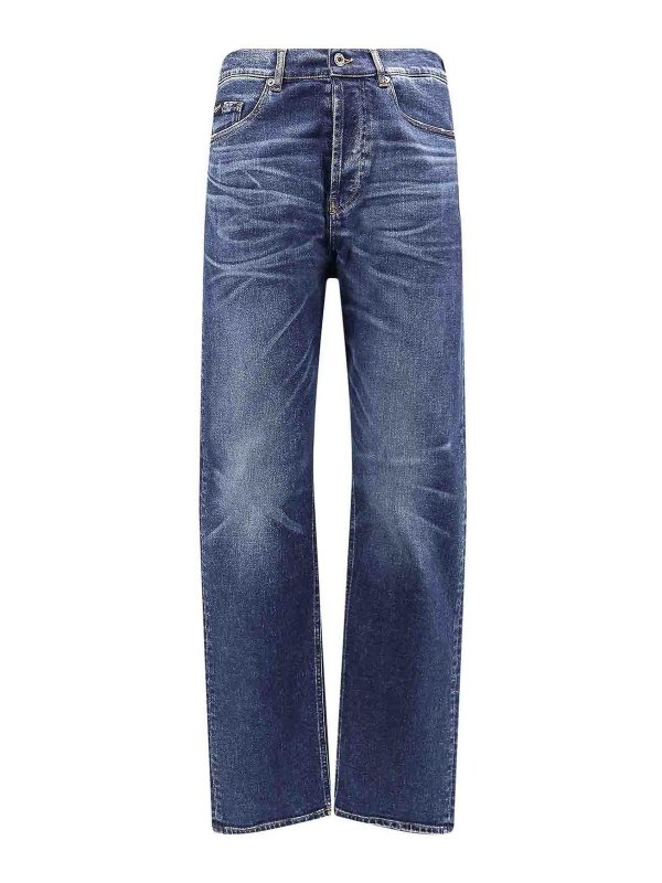 Pence: straight leg jeans - Jeans Blue Denim