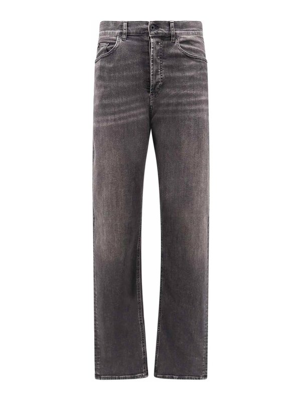 Pence: Jeans à jambe droite - Jean Droit - Bleu