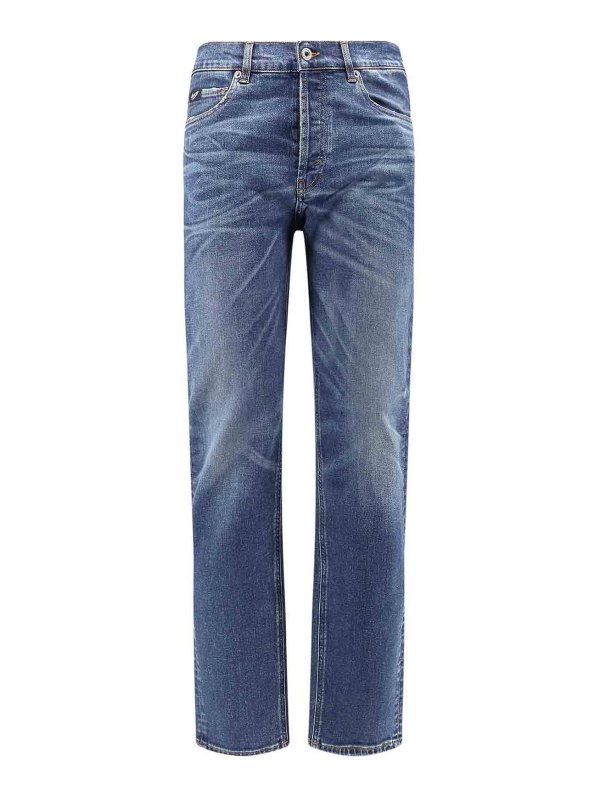 Pence: straight leg jeans - Jeans Blue Denim