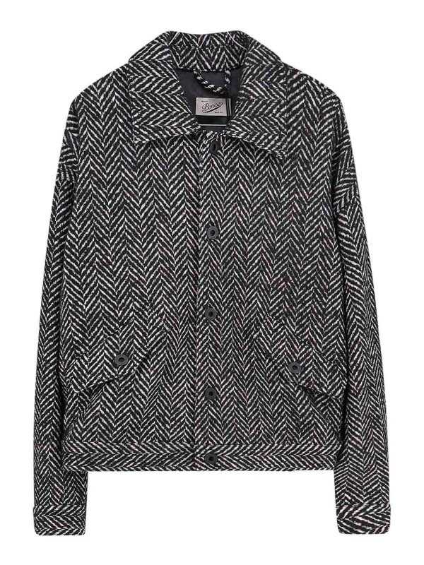 Pence: casual jackets - Luis jacket in herringbone fabric