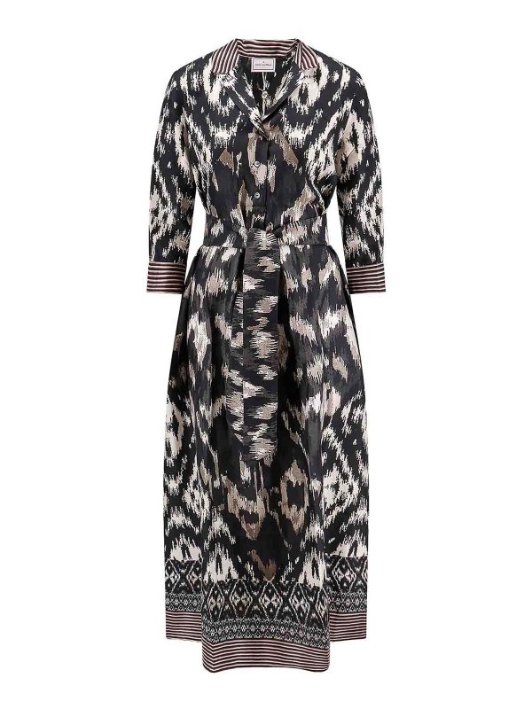 PIERRE-LOUIS MASCIA: maxi dresses - Long Silk Dress