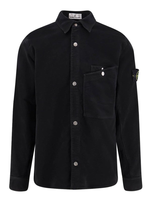 STONE ISLAND: shirts - Organic Cotton Shirt