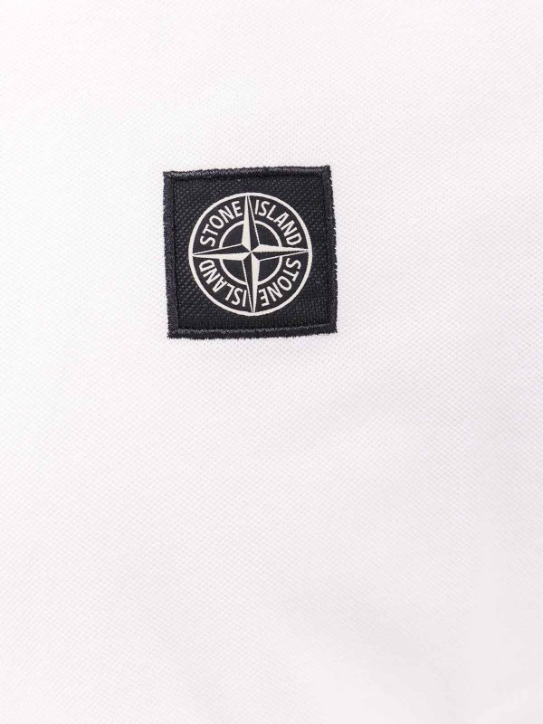 The Best Shops STONE ISLAND: polo shirts - Stretch organic cotton polo shirt