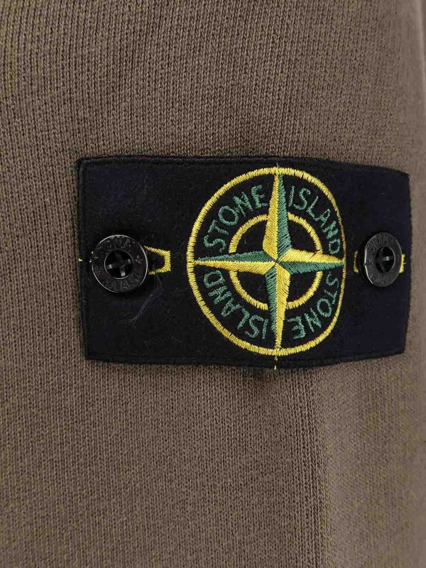 The Best Shops STONE ISLAND: Sweatshirts & Pulls - Sweat-Shirts - Vert