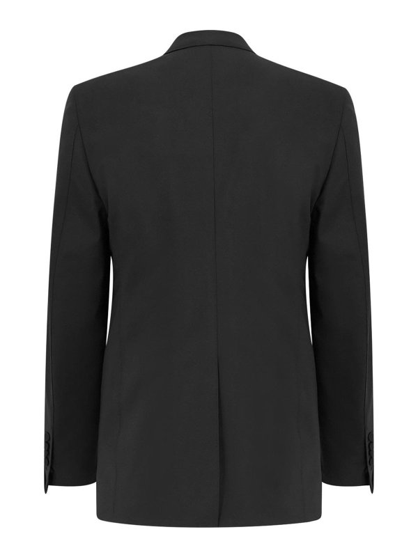 TOM FORD: giacche blazer online - Smoking In Lana Con Profili In Satin