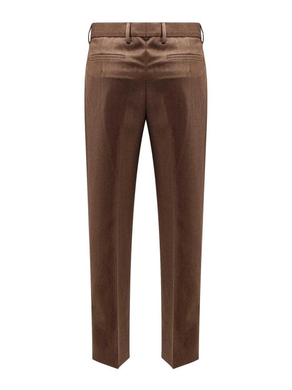 ZEGNA: casual trousers online - Wool Trousers