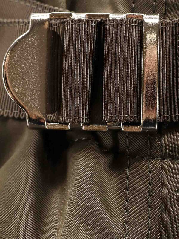 The Best Shops Sacai: pantaloni shorts - Bermuda In Lana Con Inserti In Nylon