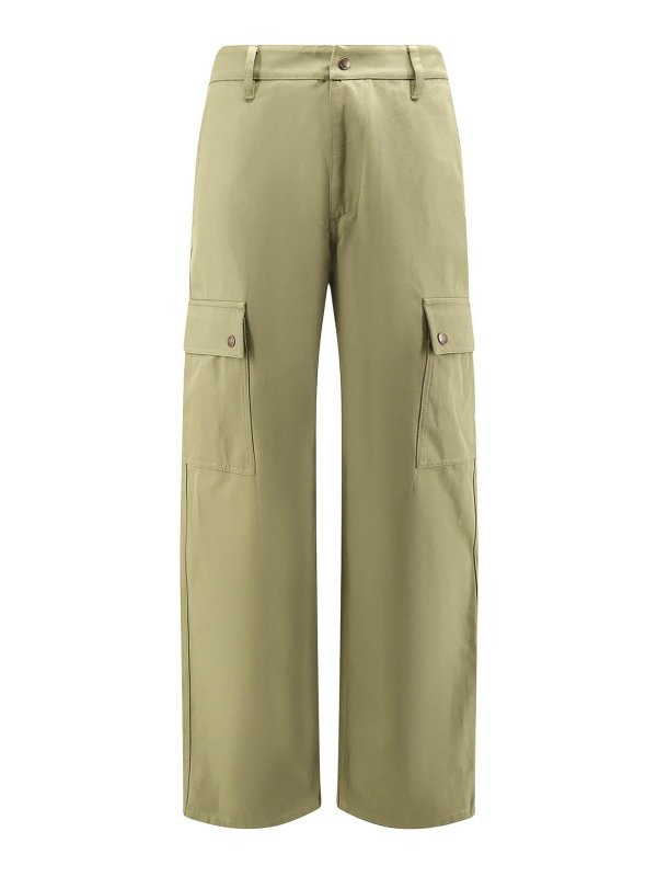 BURBERRY: カジュアルトラウザー - カジュアルパンツ - 緑