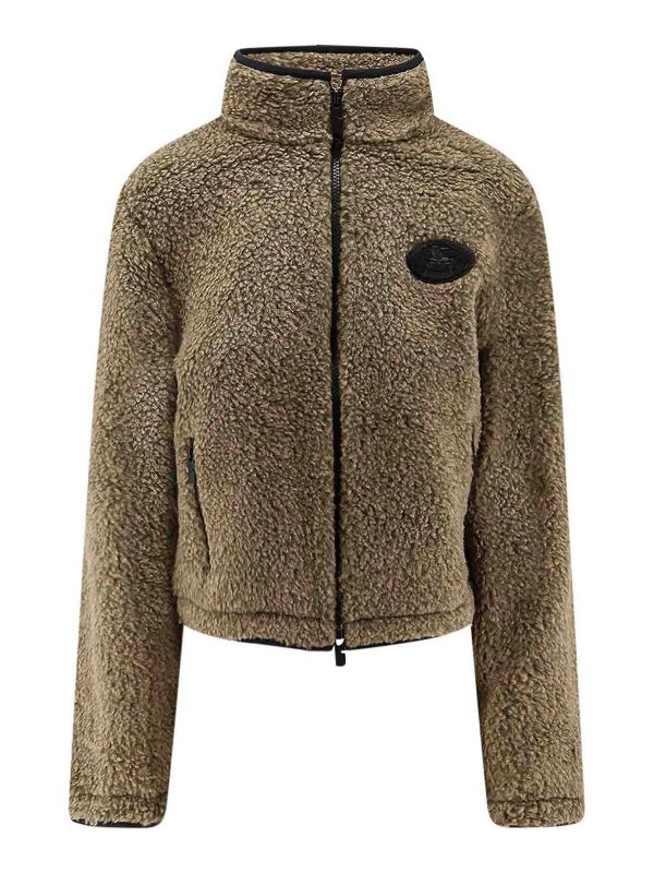 BURBERRY: Fourrure - Manteau En Fourrure - Gris