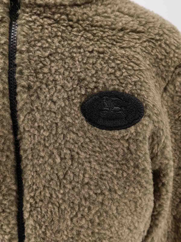 The Best Shops BURBERRY: Fourrure - Manteau En Fourrure - Gris