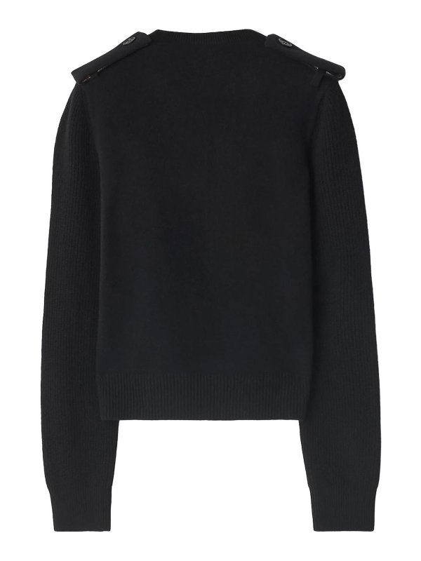 BURBERRY: Pull col rond online - Pull Col Rond - Noir