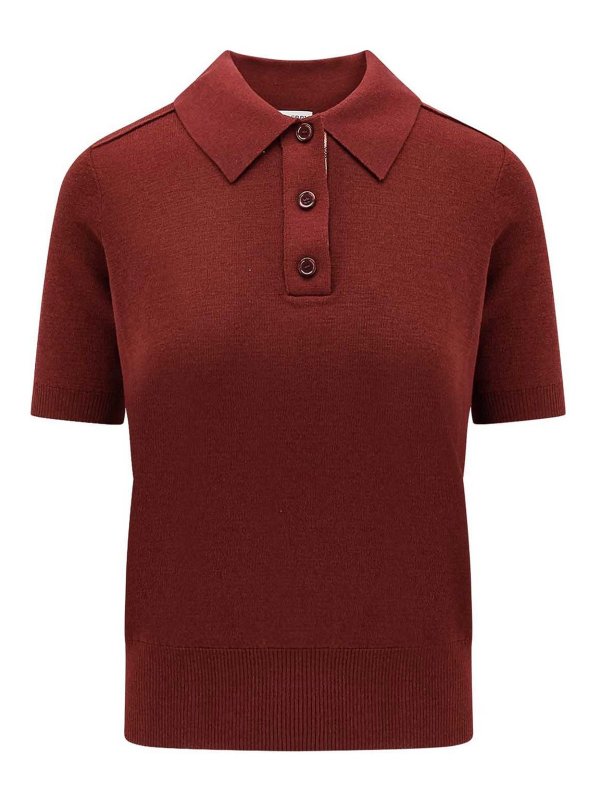 BURBERRY: polo shirts - Wool Polo