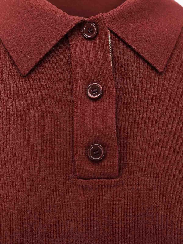 The Best Shops BURBERRY: polo shirts - Wool Polo