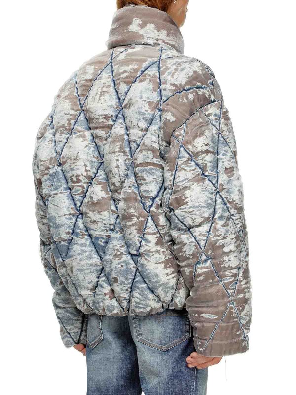 The Best Shops DIESEL: padded jackets - W-Kons Nylon Down Jacket