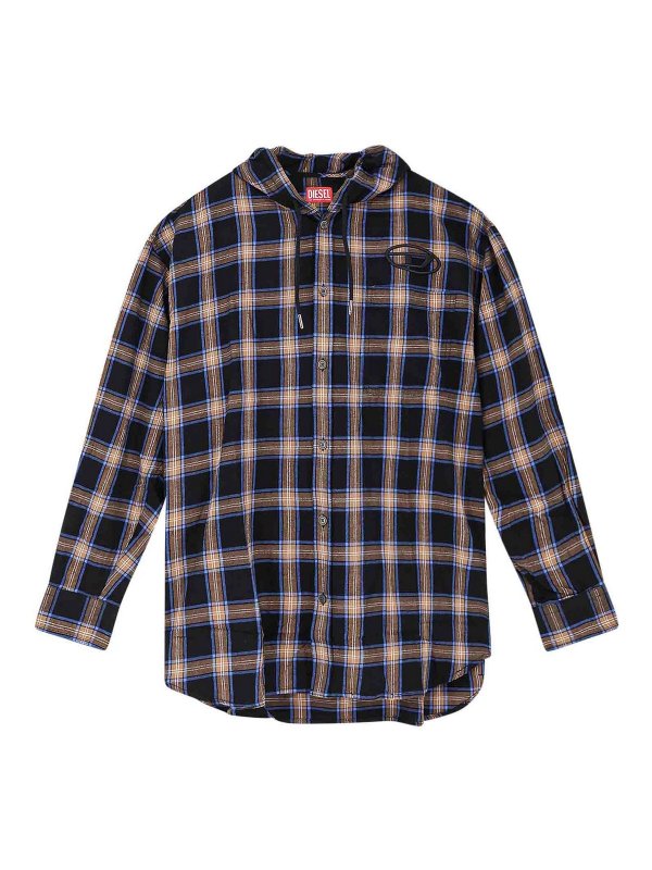 DIESEL: shirts - S-Dewny Cotton Shirt
