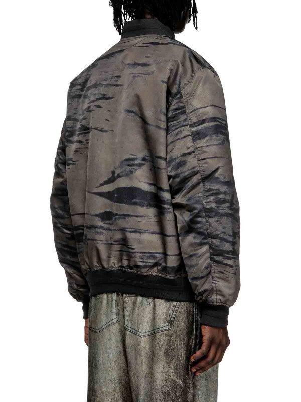 The Best Shops DIESEL: Chaquetas Bomber - Chaqueta Bomber - Negro