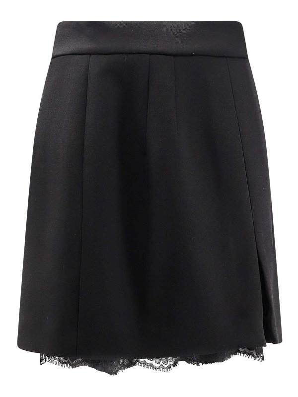 DOLCE & GABBANA: Minifaldas - Minifalda - Negro