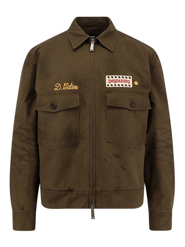DSQUARED2: casual jackets - Giubbino Imbottito  Bros Cotton Jacket