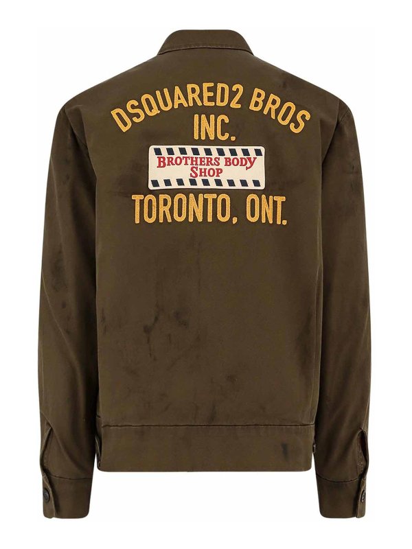 DSQUARED2: casual jackets online - Giubbino Imbottito  Bros Cotton Jacket