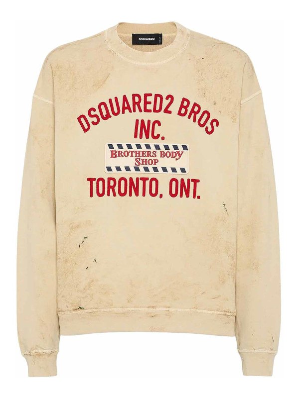 DSQUARED2: Sweatshirts & Pulls - Sweat-Shirts - Argent