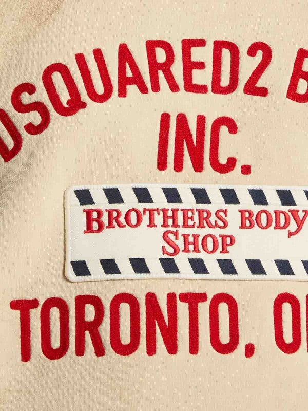 The Best Shops DSQUARED2: Sweatshirts & Pulls - Sweat-Shirts - Argent
