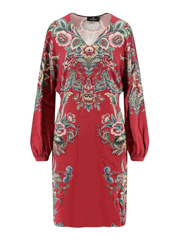 ETRO: knee length dresses - Vestito In Viscosa Stretch