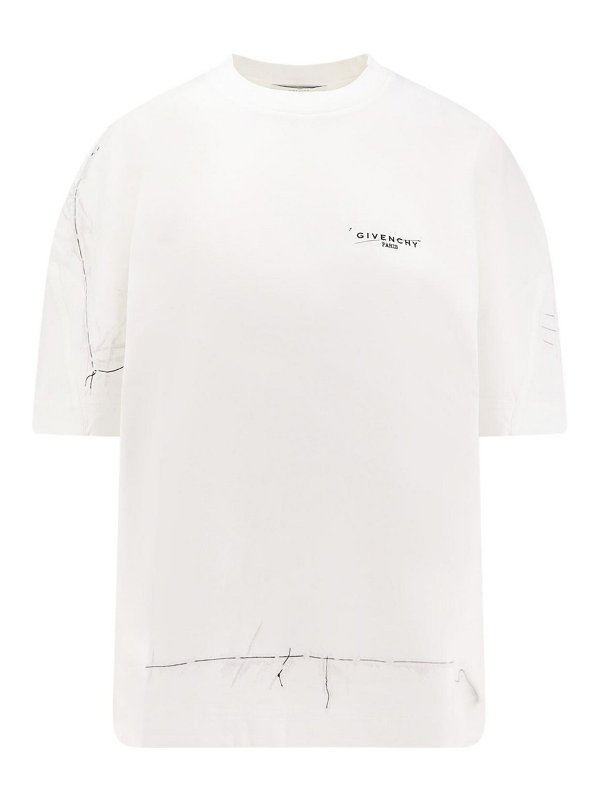 GIVENCHY: Tシャツ - Tシャツ - 白