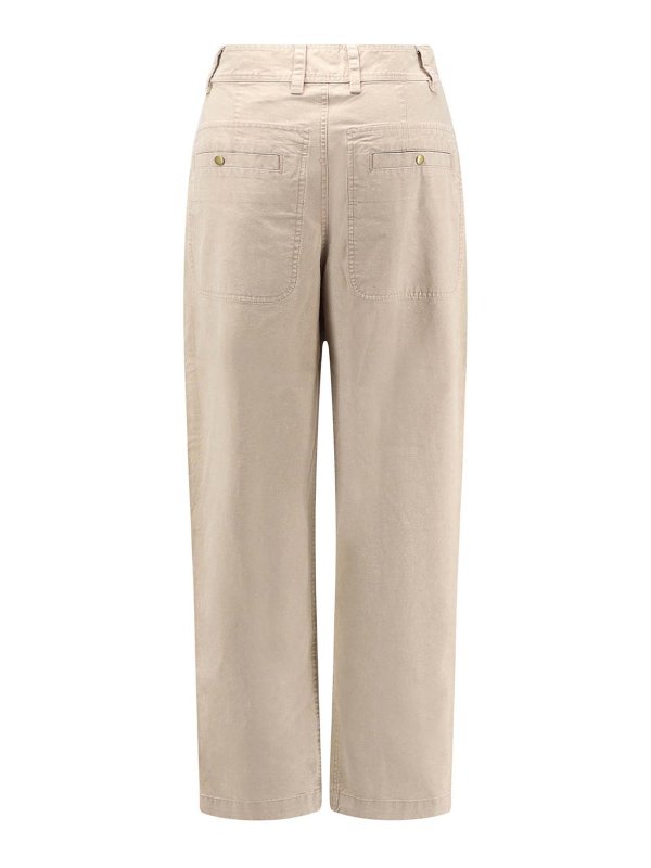 Isabel Marant Etoile: straight leg jeans online - Pantaloni Kiana In Denim