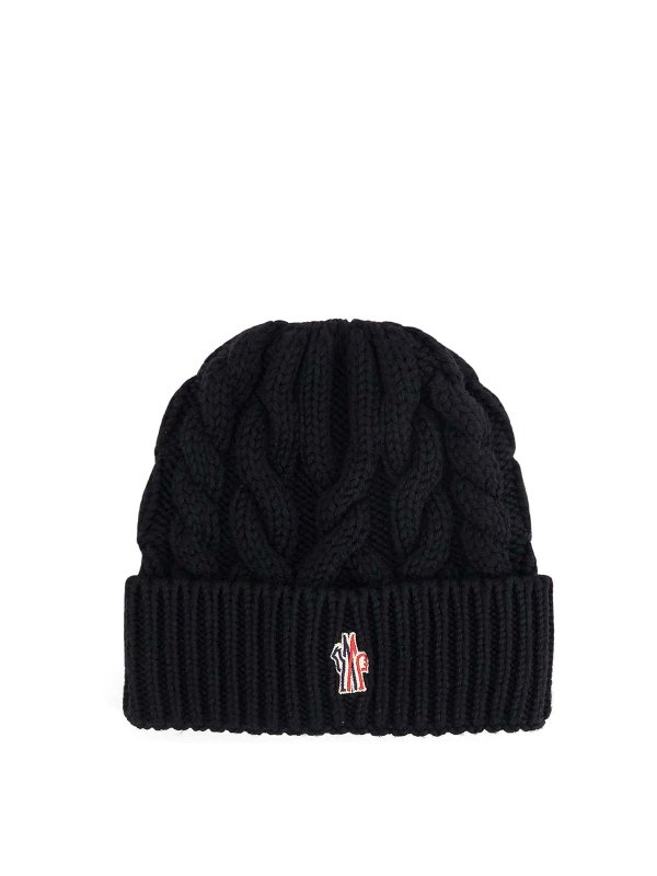 MONCLER: casual jackets - Cappello Beanie In Lana Vergine