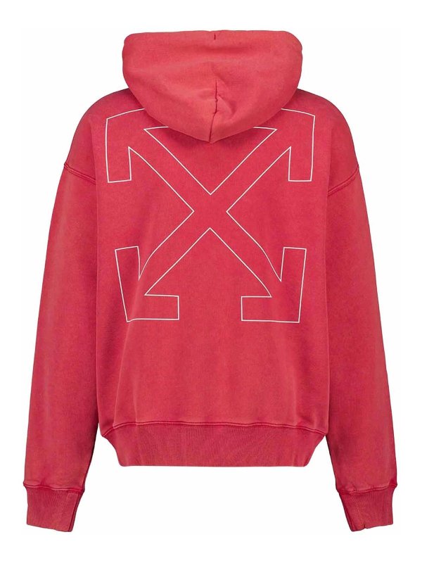 OFF-WHITE: Sweatshirts & Pulls online - Sweat-Shirts - Rouge